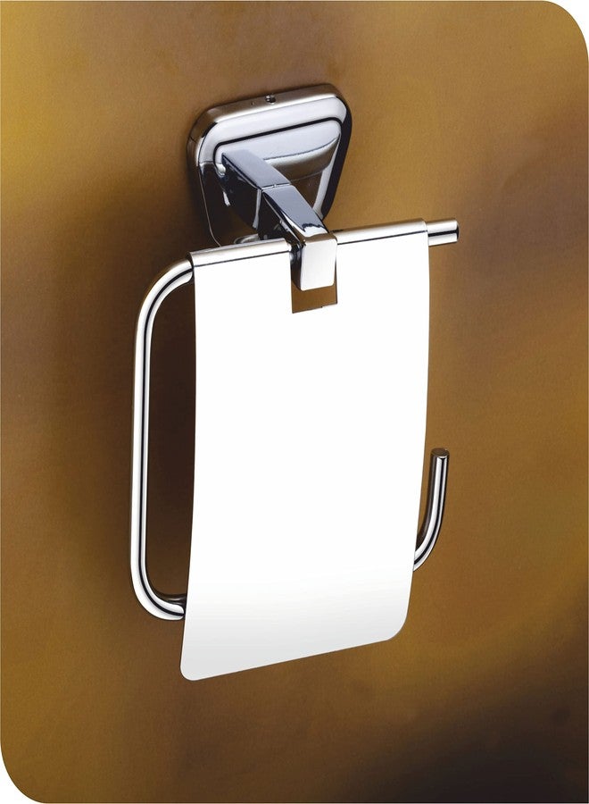 KANJAL Toilet Paper Holder for Bathroom Tissue Paper roll Holder Tissue Paper Hanger for Kitchen Bathroom Accessories (304 Stainless Steel,Chrome Finish,Anti-rust-342) - Image 3